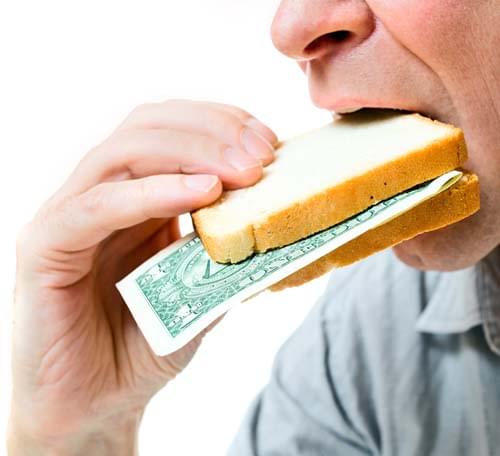 Cost of food in Los Angeles